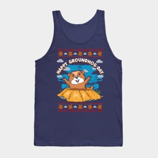 Happy Groundhog Day Tank Top